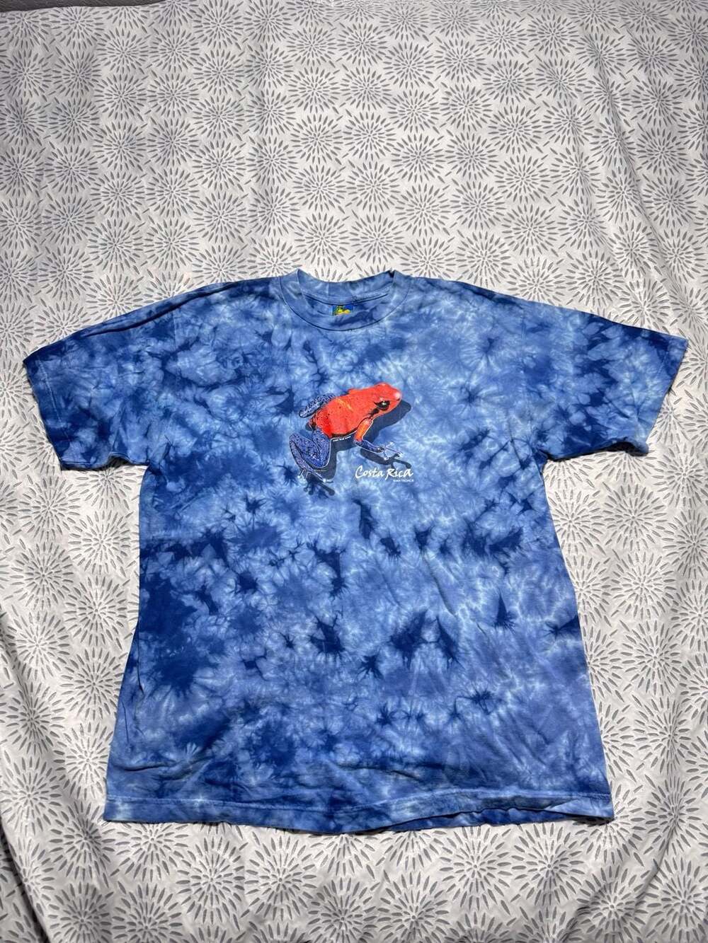 Rana Tropic Costa Rica Poison Dart Frog Tie-Dye T-Shirt XXL